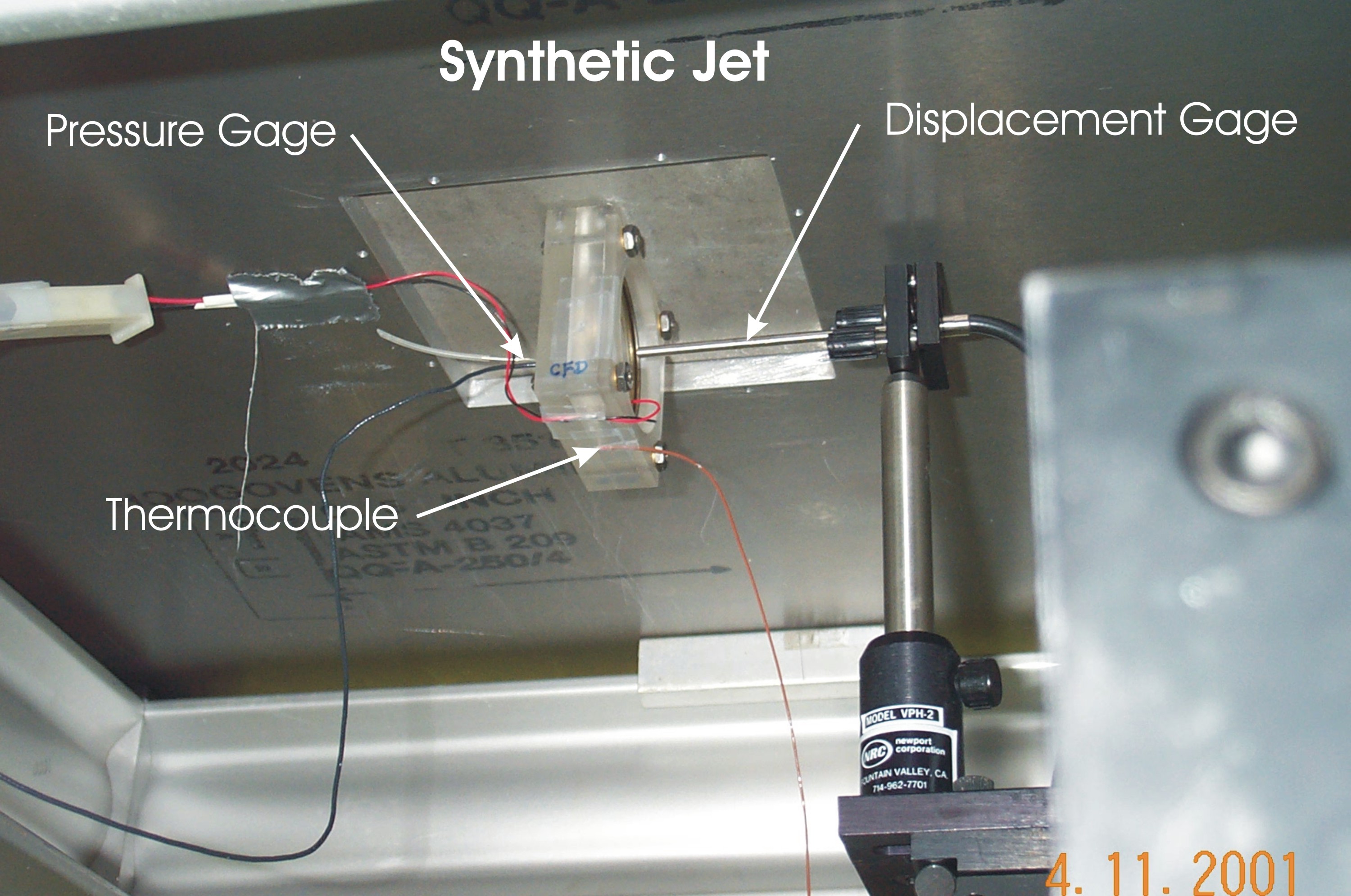 photo of syntheic jet cavity assembly