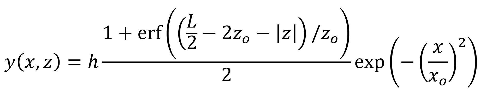 equation of Boeing bump