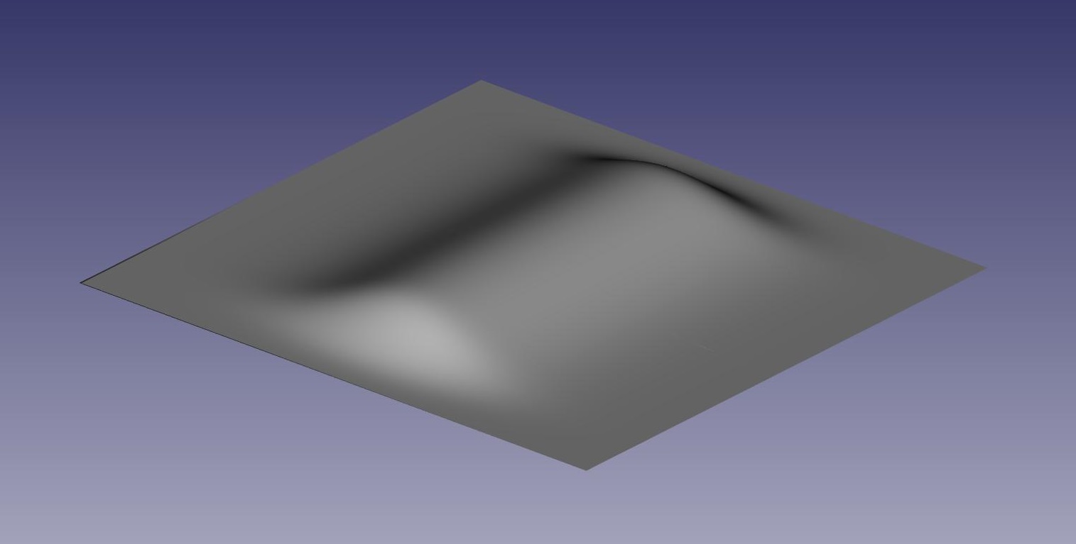 3D view of Boeing bump shape