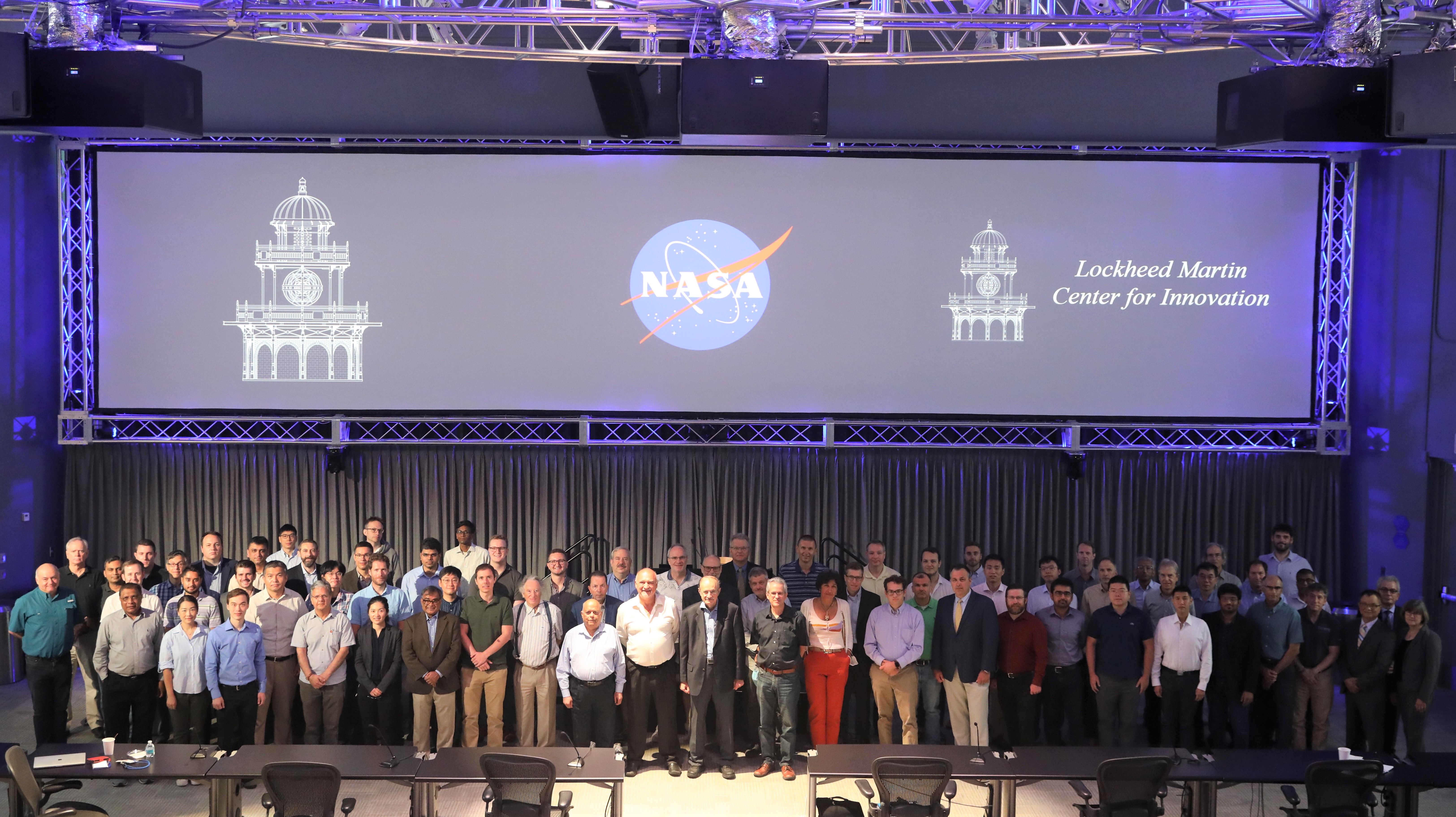 photo of symposium participants from the first morning