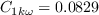 C_{1k\omega }=0.0829