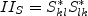 II_{S} = S_{kl}^*S_{lk}^*