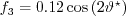 f_3 = 0.12 \cos\left(2 \vartheta^{\star}\right)