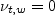 \nu_{t,w} = 0