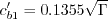 c_{b1}' = 0.1355 \sqrt{\Gamma}