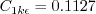 C_{1k\epsilon}=0.1127